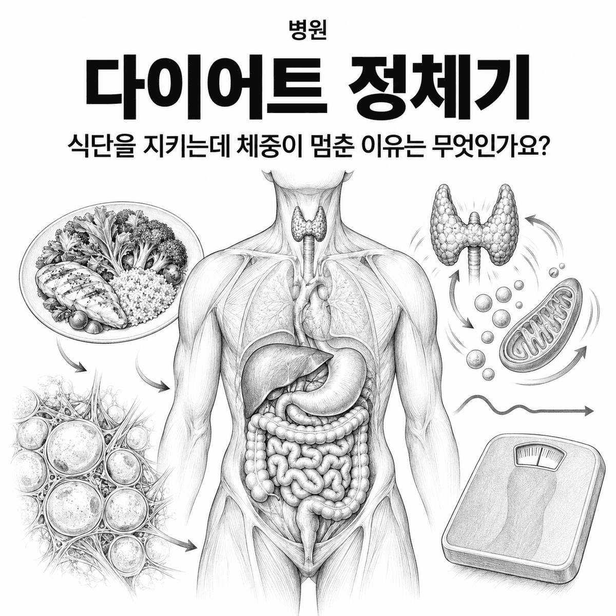 서울 병원 다이어트 정체기 핵심 정보 이미지