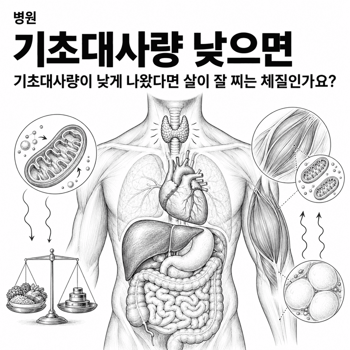 서울 병원 기초대사량 낮으면 핵심 정보 이미지